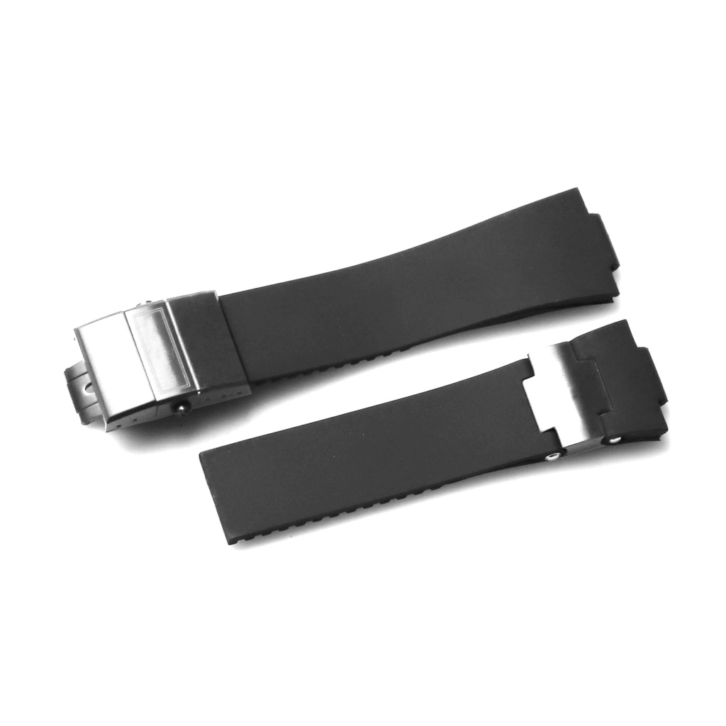 25x12mm (Buckle Size 20mm) Convex End Waterproof Silicone Rubber ...