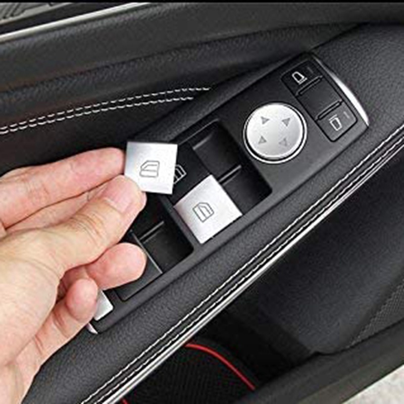 Bộ vỏ bọc nút công tắc cửa sổ viền ốp xe hơi Mercedes-Benz Class W204 W212 W246 W166 X166