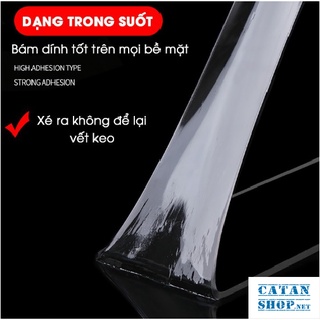 Băng keo nano 2 Mặt Đa Năng Trong Suốt Dài 5m Dính Mọi Bề Mặt Tiện Lợi GD602-KNano-5m