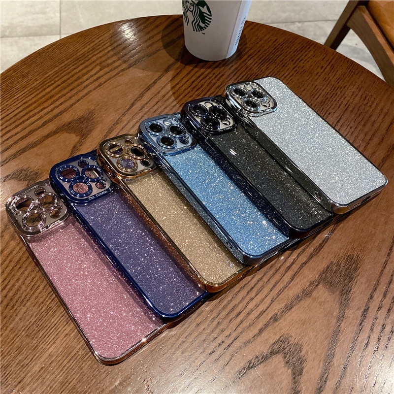 Ốp Điện Thoại Mềm Họa Tiết Gấu 6D Lấp Lánh Cho Iphone 13 12 11 Pro MAX 7+ 8Plus SE 2020 XR XS MAX XX