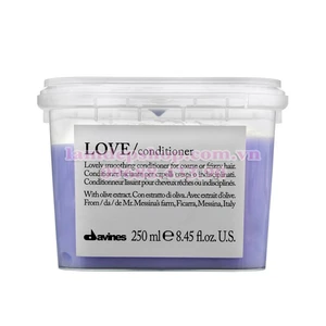 Dầu xả - Davines love Smooth/ Conditioner - làm suôn mượt , cung cấp độ ẩm sâu và cho mái tóc thẳng mượt (250ml, 1000ml)