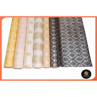 Giấy dán tường hoa văn in nổi sang trọng chống thấm nước, decal dán tường cao cấp dán phòng ngủ, phòng khách đẹp giá rẻ