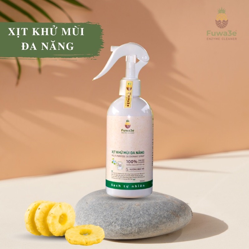 Xịt 100% tinh dầu TN phòng khử mùi, làm sạch tạo ION không khí, mùi ẩm mốc, giúp ngủ ngon Fuwa3e