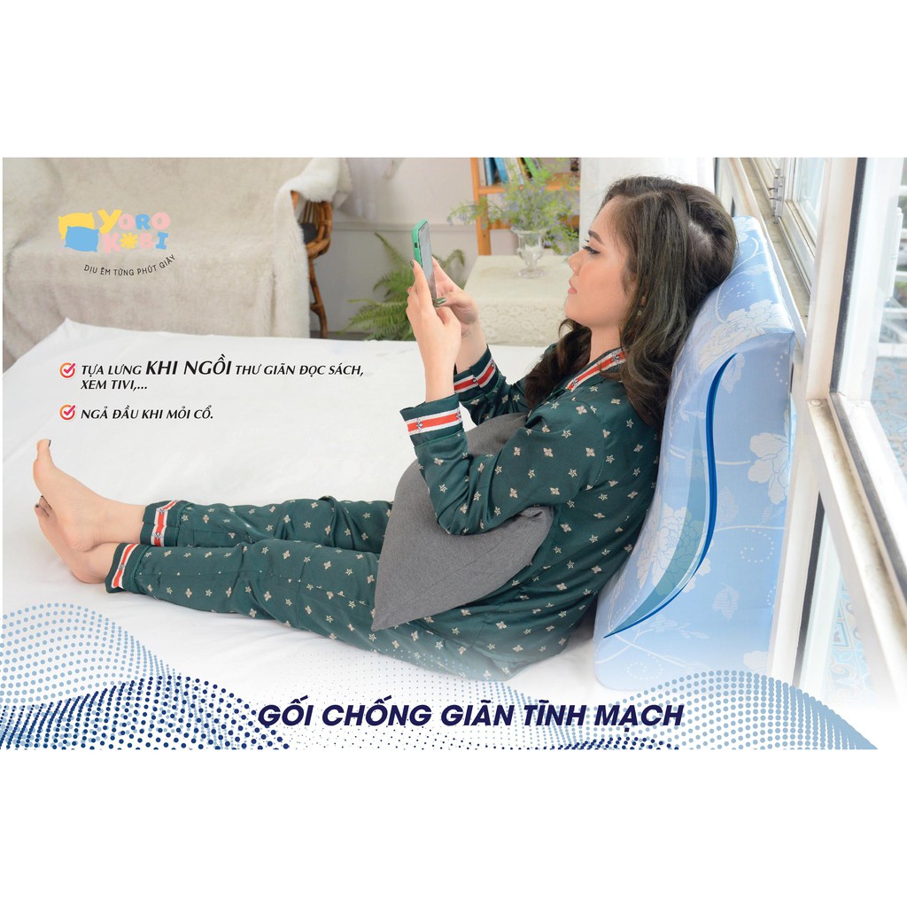 Gối Kê Chân Tiêu Chuẩn - Gối Chân Cao 28Cm