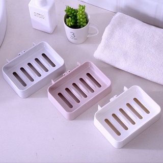 Khay đựng xà bông dính tường 0463, kệ xà phòng có rãnh thoát nước tiện dụng