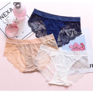 Quần Lót Đúc Pha Ren Hoa Mã 8423
