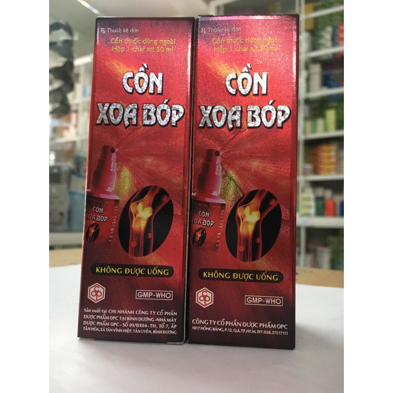 Cồn xoa bóp OPC 50ml | Shopee Việt Nam
