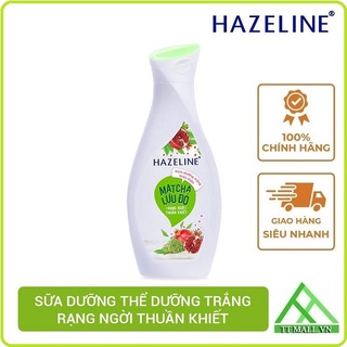 Sữa Dưỡng Thể Trắng Da Hazeline Matcha và Lựu đỏ 230ml