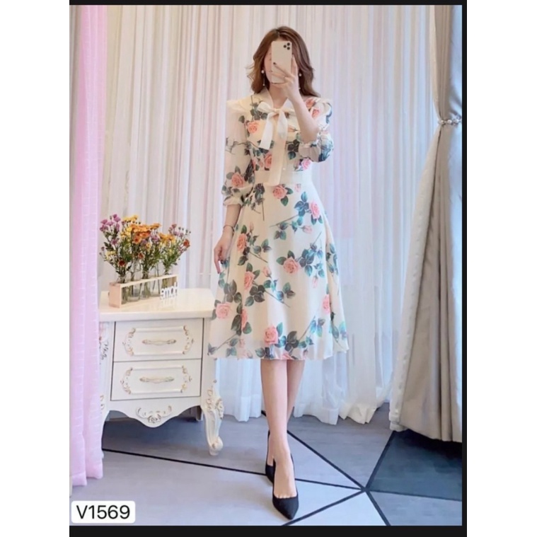 [HCM] ĐẦM XÒE HOA SANG TRỌNG THỜI TRANG TRẺ TRUNG SIÊU TINH TẾ , QUÝ PHÁI CHO CÁC CHỊ EM HIYU STORE