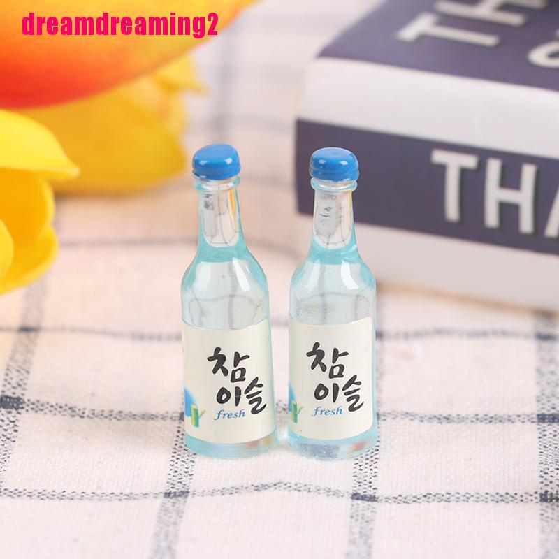 Bộ 10 mẫu chai rượu với tỷ lệ 1 / 12 để trang trí búp bê
