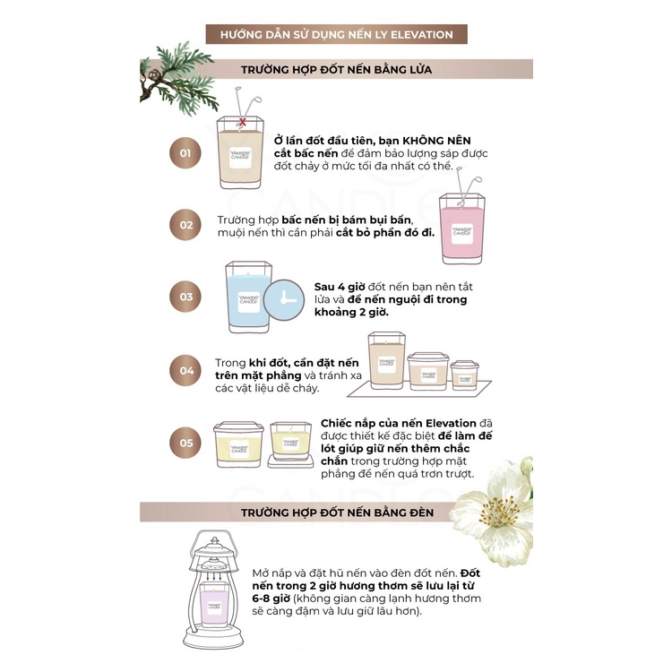 Ảnh Nến thơm Sáp đậu nành Elevation Yankee Candle (tùy chọn size & mùi hương) 3