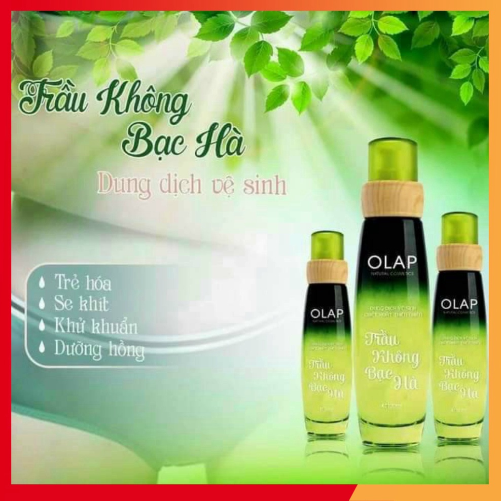[Chính Hãng] Dung Dịch Vệ Sinh Trầu Không Bạc Hà Olap 120ml - 1 Chai