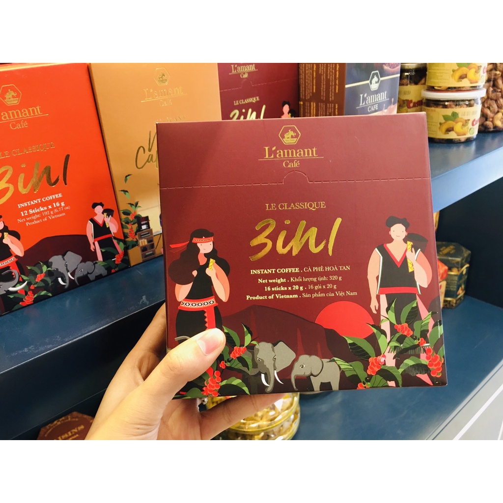Cà phê hòa tan 3 in 1 Le Classicque 320g | Shopee Việt Nam