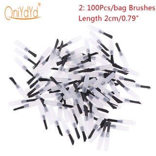 Bàn chải nha khoa đầu thay thế 100 chiếc/túi, khử trùng cho phòng khám