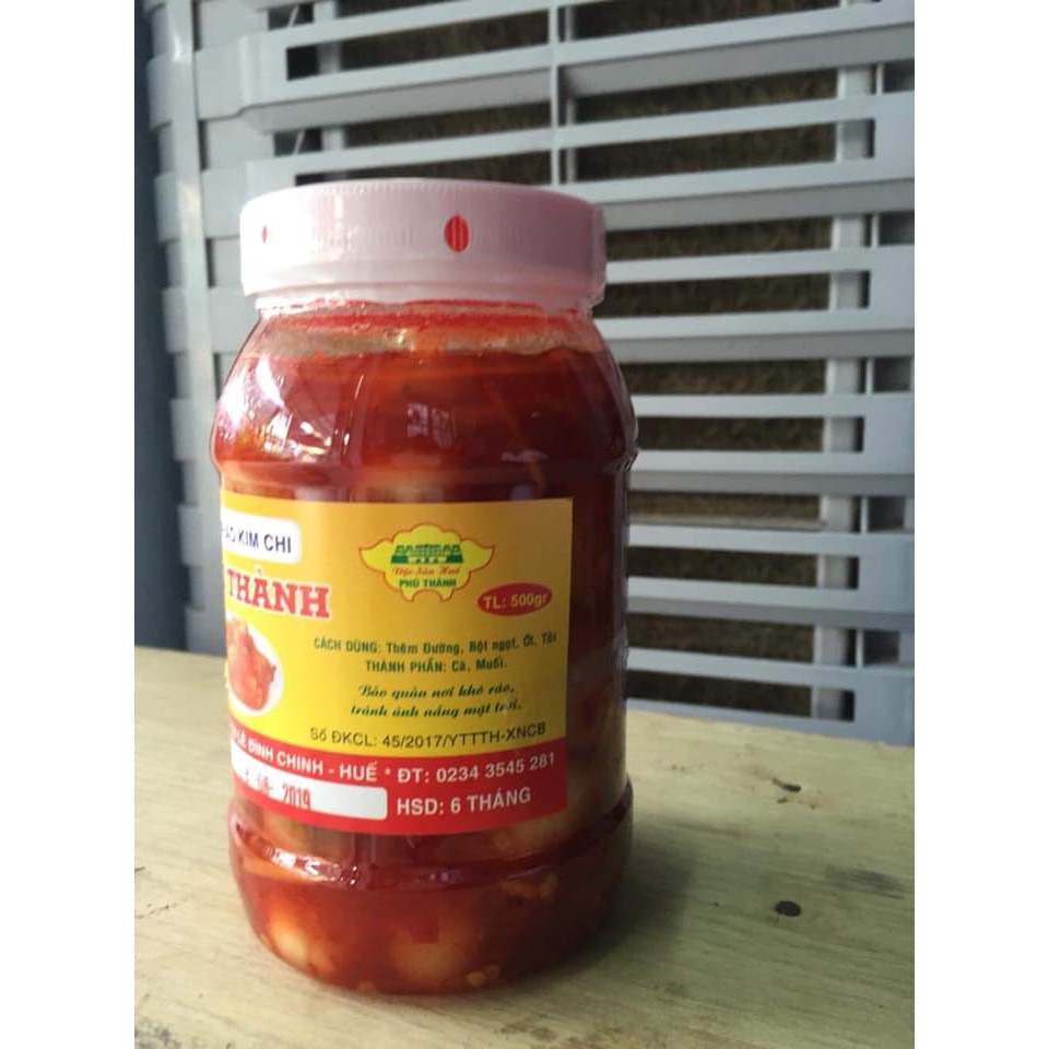 Mắm Cà Pháo Kim Chi PHÚ THÀNH 500gr_ Siêu giòn_ Siêu ngon_ Đặc sản Huế