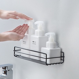 Kệ sắt dán tường hình chữ nhật đựng đồ nhà tắm, nhà bếp sang trọng, hiện đại 88284