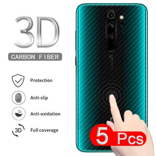 5 cái A3 Xiaomi POCO C65 C55 Redmi 14c 13 A3 13C A1 A2 12 12c Plus 10x 10 9t 9c 9a 9i 9 8a 8 7a 7 4G 5G Mô hình sợi carbon Mờ lưng Phim dán phía sau Phim bảo vệ mềm