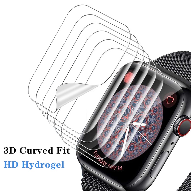 Bảo vệ màn hình Phim bảo vệ toàn diện trong suốt Apple Watch Ultra 3 Series 11 10 46MM 9 8 7 6 SE 5 4 41MM 45MM Ultra 2 49mm Không Kính cường lực iWatch 49 3 40 44 42 38 MM