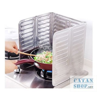 Tấm chắn dầu mỡ làm từ hợp kim nhôm cao cấp, tấm chắn dầu bắn an toàn cho người sử dụng, tiện lợi đa năng GD493-TamChDau