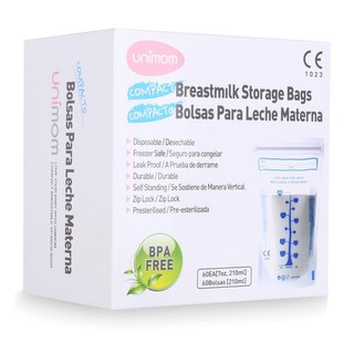 Túi trữ sữa Unimom 210ml - 30 túi