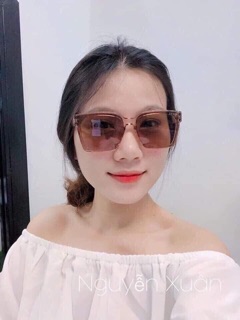 KÍNH MÁT UNISEX NAM NỮ ĐEO ĐƯỢC MÀU NÂU TÂY B66