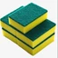 Miếng rửa chén bát 2 mặt xanh vàng tiện dụng,Miếng bọt biển tạo bọt cọ rửa xoong nồi siêu sạch