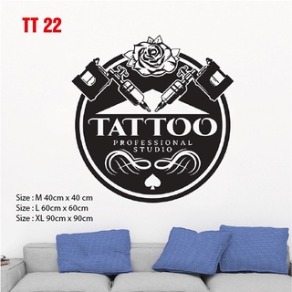Decal dán làm đẹp Tattoo Studio, thu hút khách hàng tạo điểm nhấn cho tiệm, tăng doanh thu P2