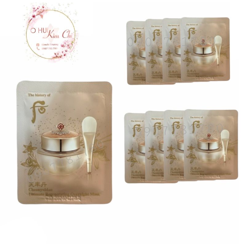 (mẫu mới )Mặt nạ ngủ trẻ hóa da tái sinh cao cấp Cheonyuldan Ultimate Regenerating Overnight Mask