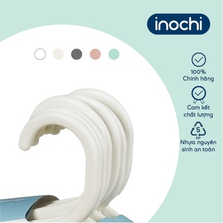 Móc áo mỏng Inochi - Hara 184( set 10 chiếc) màu Trắng/Xanh/Ghi/Hồng