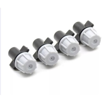 Bộ 5 Béc phun sương 7 hướng xám cao cấp- loại 1 gắn kèm van chống rò rỉ chân ren 21