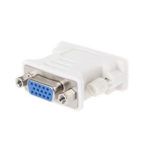 BTM DVI-D Nam Sang VGA Nữ Ổ Cắm Adapter Chuyển Đổi VGA Sang DVI Trắng Bền Thực Tế Ổ Cắm Adapter Chuyển Đổi Truy Cập