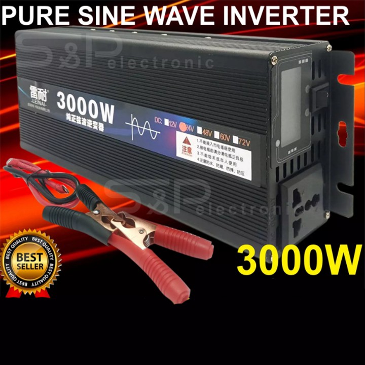 Kích 12v lên 220v sin chuẩn 1600W sử dụng thiết bị gia đình lúc khẩn cấp