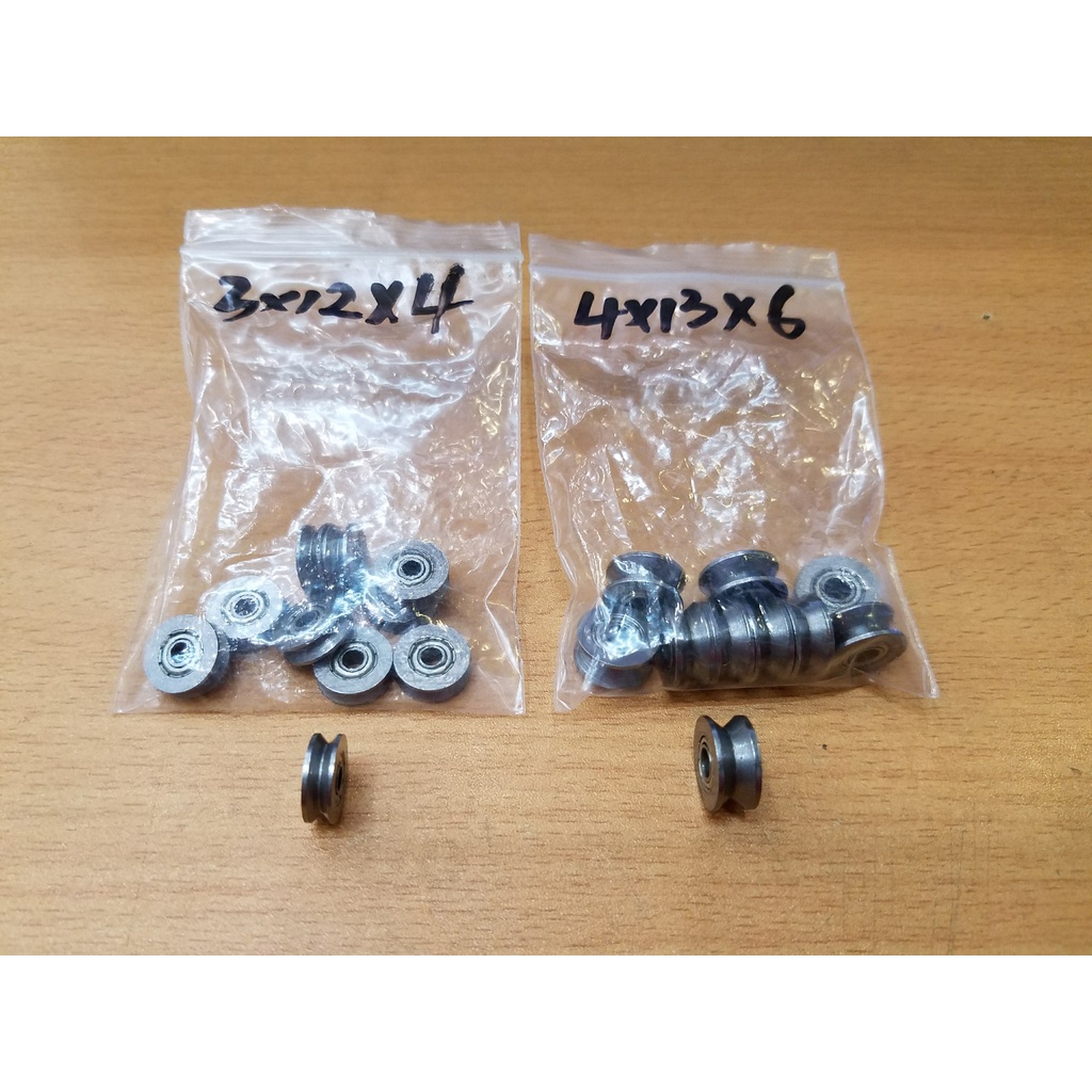 òng bi ròng rọc hình chữ V 3,4mm U 4,5,6mm rãnh mang ròng rọc ổ trục ...