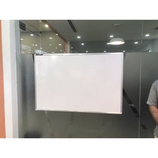 Bảng Trắng Viết Bút Lông Giá Rẻ Poly Taiwan, có kẻ ô vuông 5cm Bavico