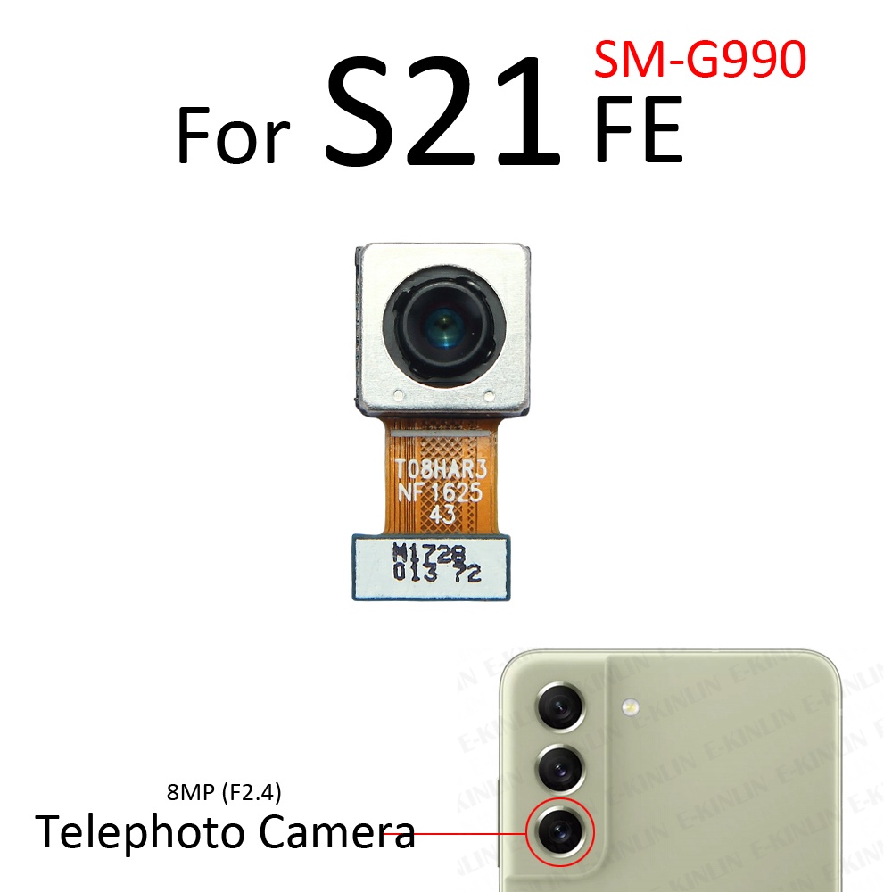 Mặt Trước Selfie Mặt Sau Chính Periscope Telephoto Macro Độ Sâu Siêu Rộng Camera Cho Samsung Galaxy S21 Plus Ultra FE Flex Cáp Thay Thế Các Bộ Phận