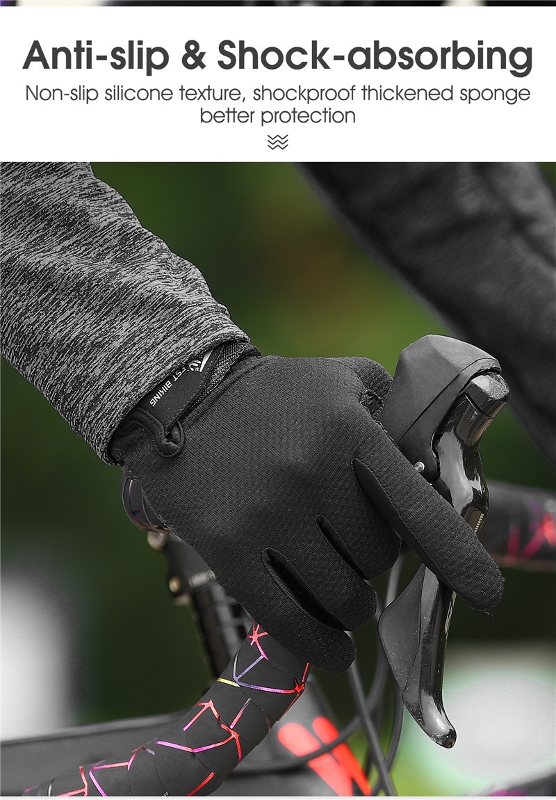 Mô tả Găng tay WEST BIKING chống nắng thoáng khí cho hoạt động ngoài trời/đi xe máy - 7