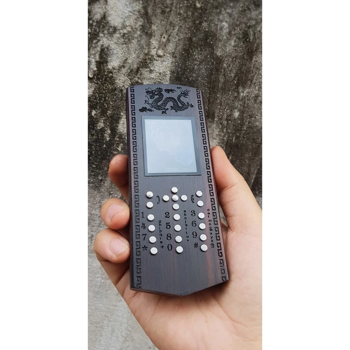 Vỏ điện thoại Nokia 1280,1202,105 bằng gỗ- Rồng
