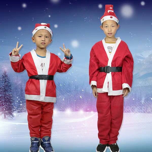Bộ đồ và váy Noel kèm mũ nỉ cho bé từ 4-12 tuổi