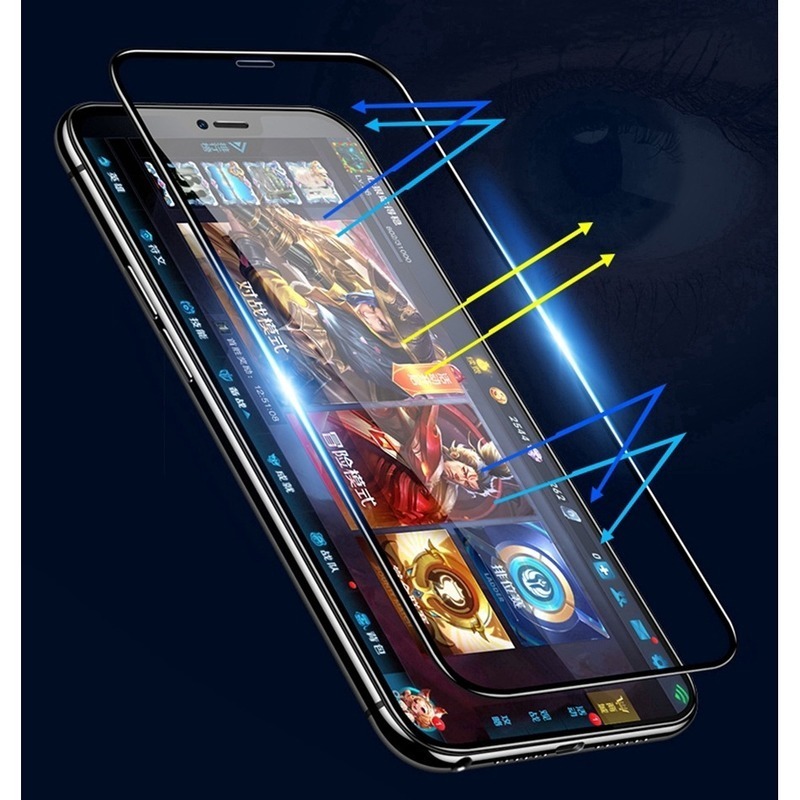 OPPO Reno4 Z 5G Kính Cường Lực Chống Xanh Cho OPPO Reno 4Z 5G 4 3 2 2F 10x Zoom A93 A53 A92 A72 A52 A31 A9 A5 2020 Full Cover Chống Tia Xanh Bảo Vệ Màn Hình Kính Bảo Vệ