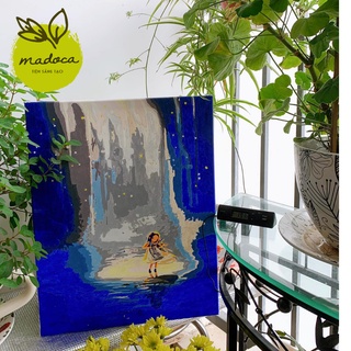 Tranh tô màu số hóa Madoca có khung 40x50cm Khúc nhạc thần tiên T354