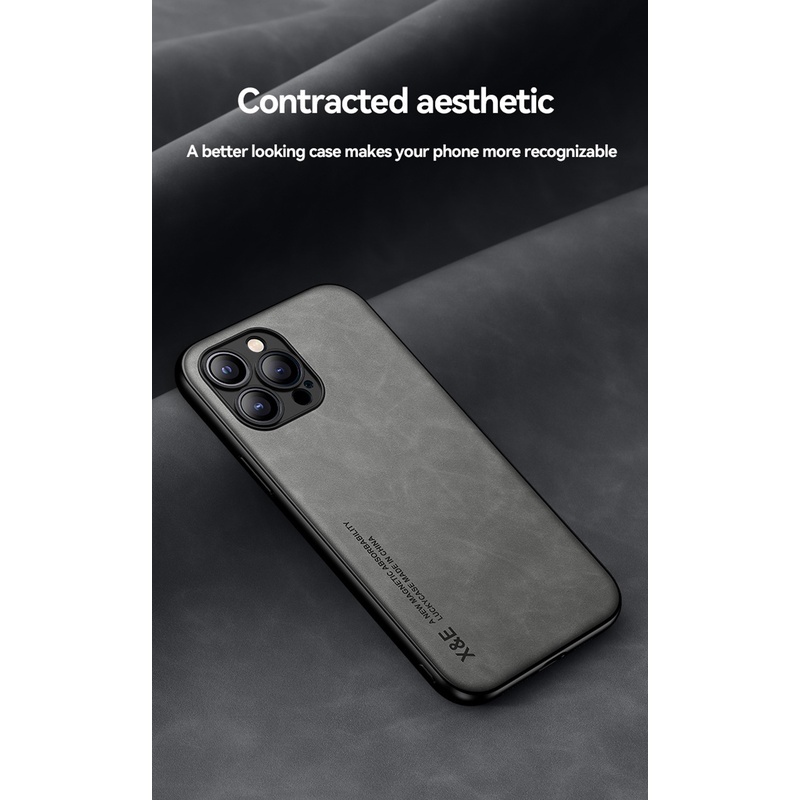 Dành Cho iPhone 13 12 Mini 11 Pro Max SE 2022 2020 Mới Sang Trọng Mềm TPU Bao Da Chống Sốc