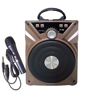 KIOMIC Loa Bluetooth P88 Tặng Micro Hát Karaoke