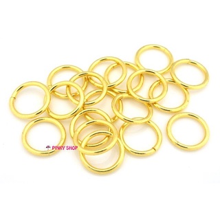 Khoen tròn nhỏ 4,7,8 mm màu bạc, đồng, vàng làm móc khóa, phụ kiện làm vòng tay handmade Pinky Shop