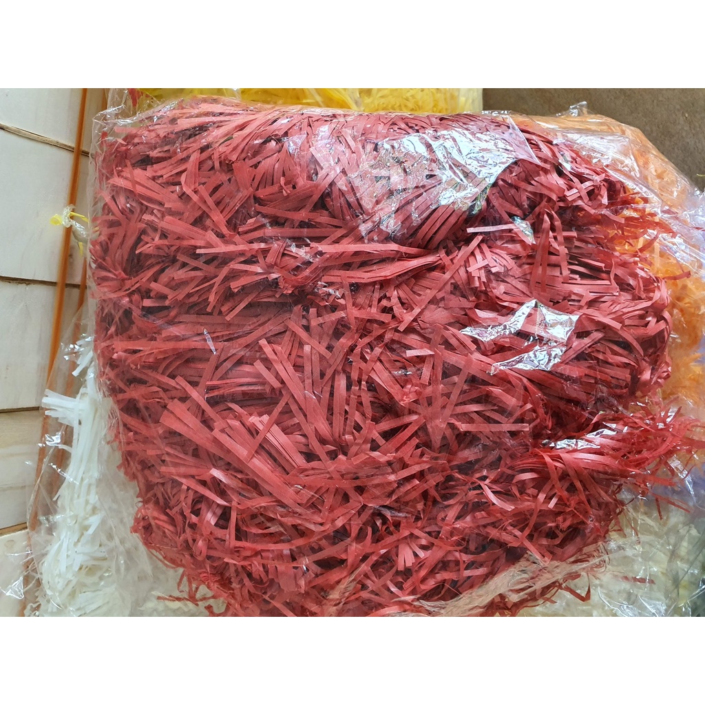 1Kg GIẤY RƠM, GIẤY RỐI TRANG TRÍ GIỎ QUÀ, HỘP QUÀ (Hàng đẹp nhập ko ...