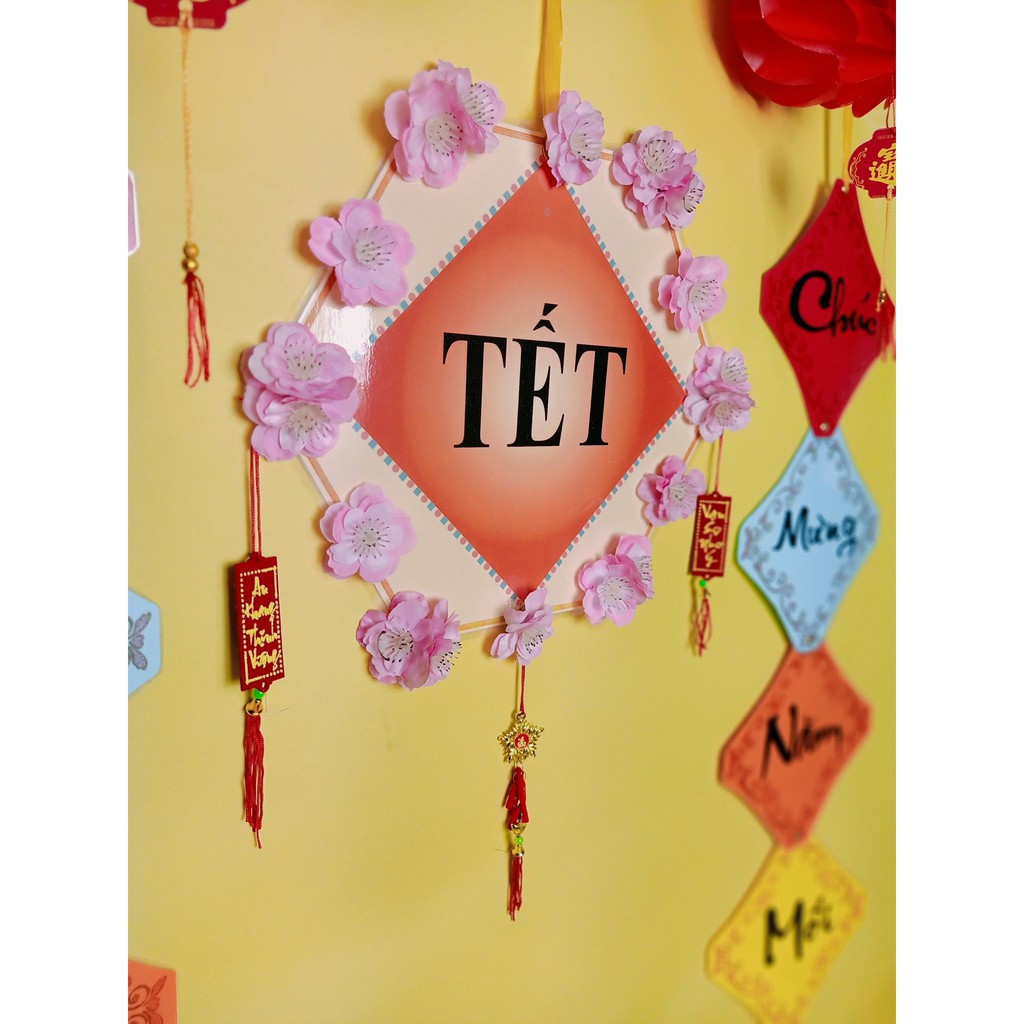 Combo trang trí xuân handmade