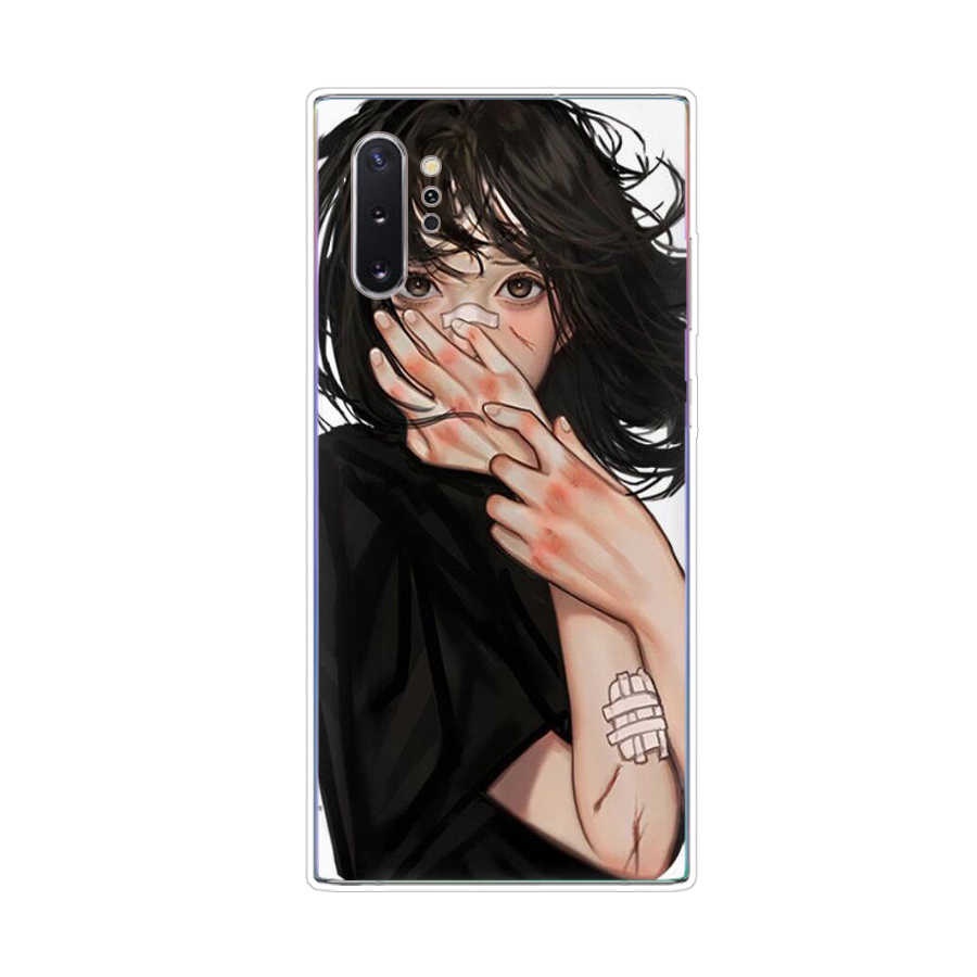 Ốp Điện Thoại TPU Dẻo In Họa Tiết Độc Đáo Thời Trang Cho Samsung Galaxy note 9 10 plus