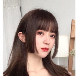 Tóc Mái Giả Bằng có Mai Dày Anime Nhật Bản [Có clip, ảnh thật] phong cách Nhật Bản giống tóc thật Hamin.store