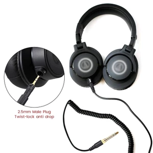 Niki Nâng cấp Cáp tai nghe di động cho dây sửa chữa tai nghe ATH M50X M40X
