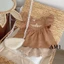 Đồ bộ bé gái Quần áo cho bé gái mặc ở nhà - Bộ đũi cánh tiên 3 hoa bé gái TB208