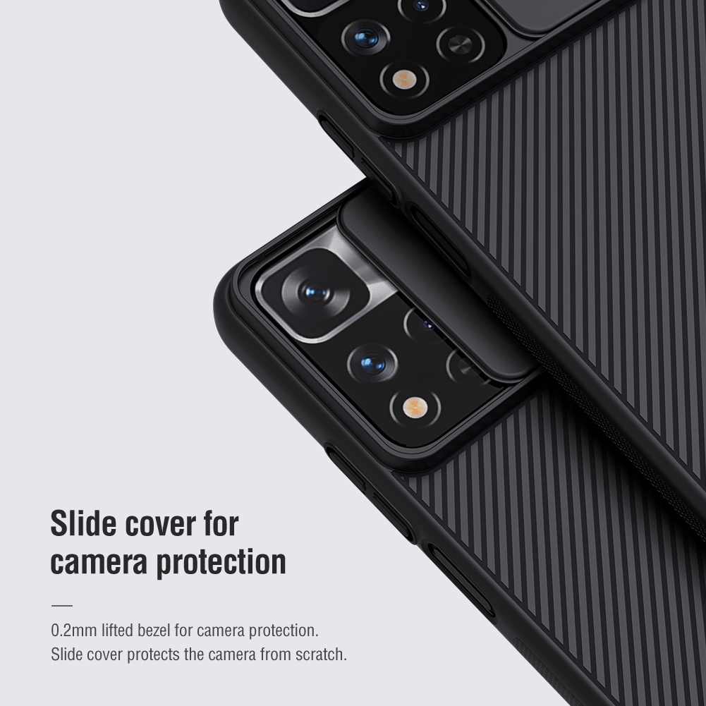 Ốp Điện Thoại Nillkin Có Nắp Trượt Bảo Vệ Camera Cho Redmi Note 11 Pro 5G China / Redmi Note 11 Pro + / Xiaomi 11i 5G 2022